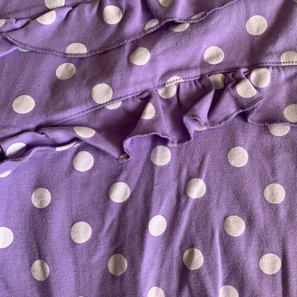 5/$25 Purple Polka Dot Romper - Picture 4 of 6